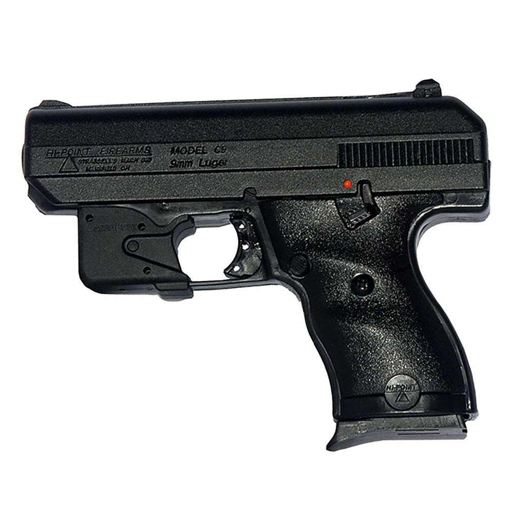 Handguns Hi Point Firearms Ready Series HI-POINT C-9 GUN W/TRIGGER-GUARD MOUNT LASER BLK POLY SEMI AUTO 8-SHOT 3.5"